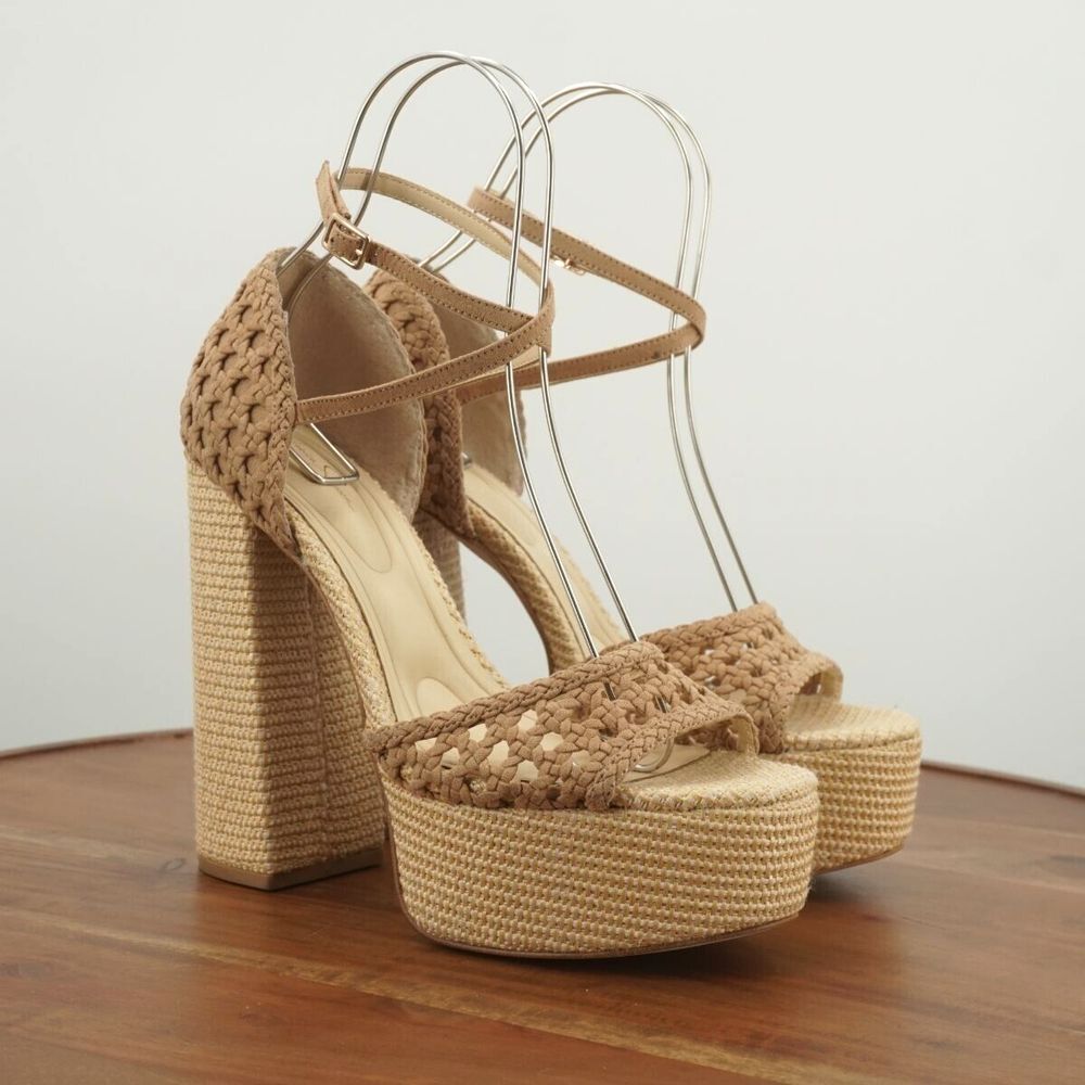 Jessica Simpson Brown Platform Sandals